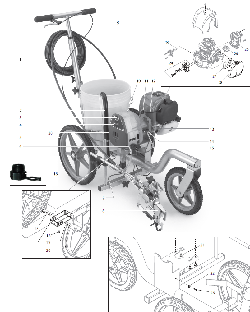 PowrLiner 550 Main assembly